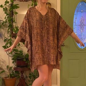 ark & co. Luxury boutique snakeskin swimsuit cover